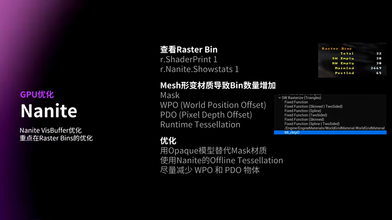 Rasterizer Bin可视化