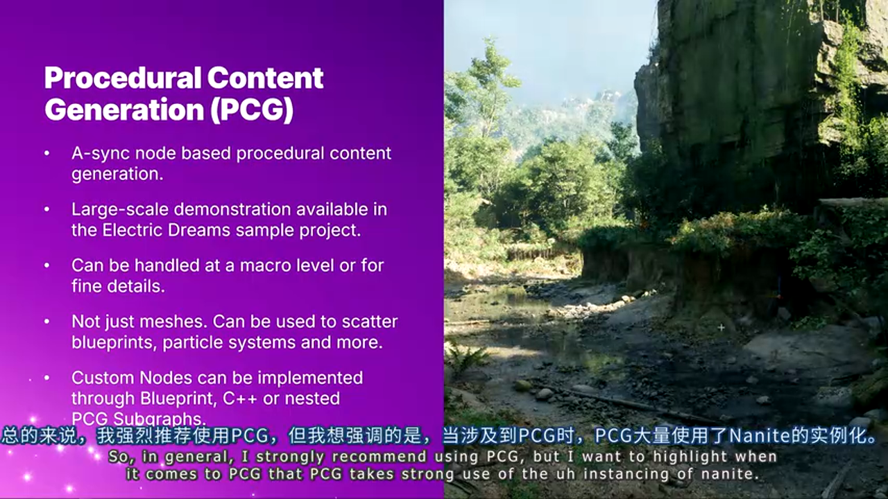 PCG 与 Nanite